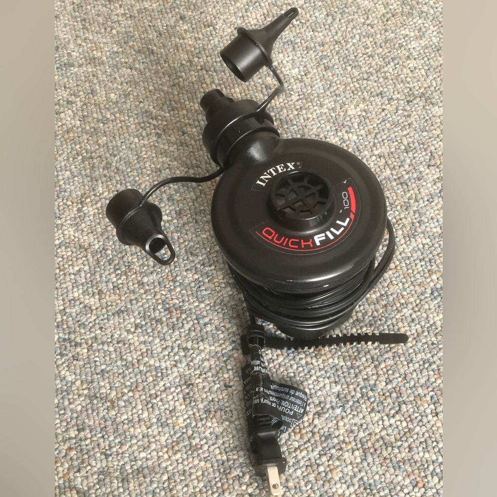Intex Quick Fill 100 Air Mattress Pump 20150725 JPA08 ‎ITX-036